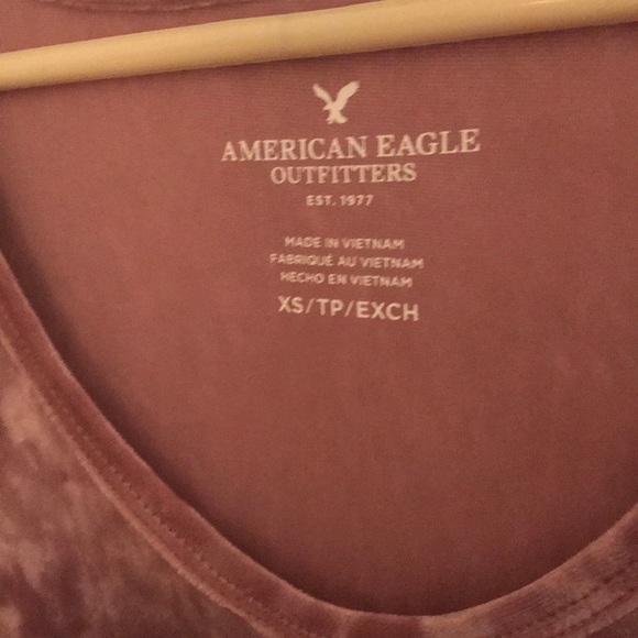 American Eagle pink ombré velvet - Picture 2 of 4